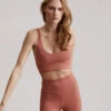 Varley Always Edwards Bra - Cedar Wood