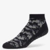 Base 33 Low Rise Grip Socks - Black Shadow