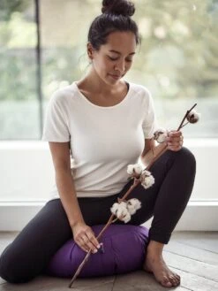 Yogamatters Organic Cotton Zafu Meditation Cushion -Clothing Shop CAM 2 DSC9597