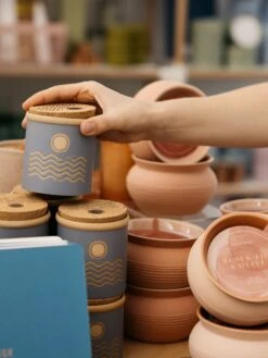 Paddywax Dune Ceramic Candle - Eucalyptus Santal 6 Paddywax Dune Ceramic Candle - Eucalyptus Santal -Clothing Shop DU0802EU 22