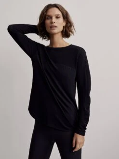 Varley Merrick Seamless Tee - Black