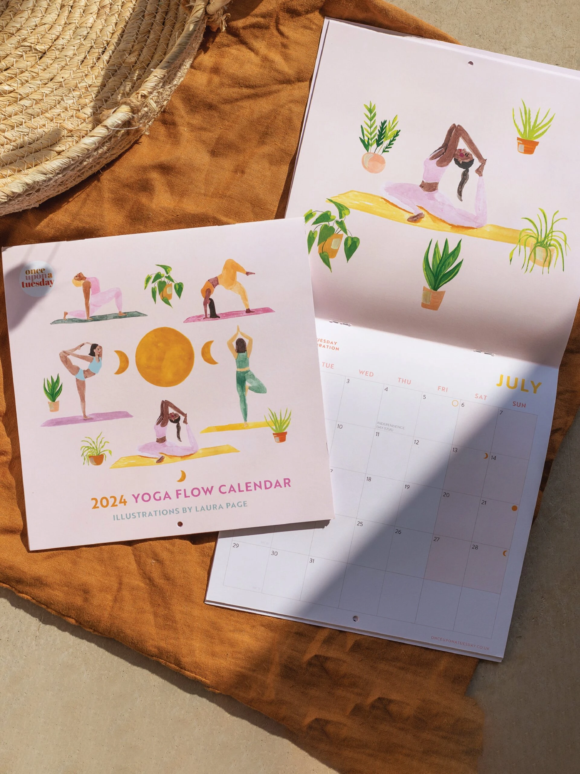 Once Upon A Tuesday 2024 Laura Page Calendar - Yoga Flow 2 Once Upon A Tuesday 2024 Laura Page Calendar - Yoga Flow - Image 2