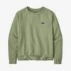 Patagonia Women's Regenerative Organic Cotton Sweatshirt - Salvia Green