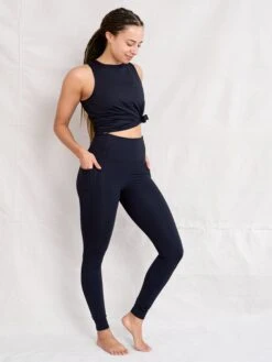 Yogamatters Eco Blend Second-Skin Leggings - Black