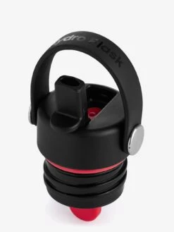 Hydro Flask Standard Mouth Straw Cap -Clothing Shop Standard Mouth Flex Straw Cap Black Open2