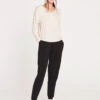 Thought Eliza Seacell Long Sleeve Top - Vanilla Cream