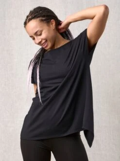 Yogamatters Open Back T-Shirt - Black