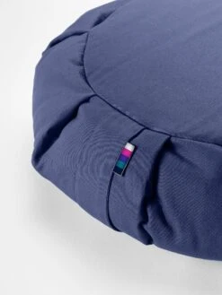 Yogamatters Organic Cotton Zafu Meditation Cushion -Clothing Shop Yogamatters Round Zafu Meditation Cushion NEW LABLE Navy Blue Web
