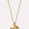Goddess Charms Goddess Of Vision Pendant Necklace - Gold