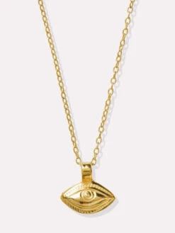 Goddess Charms Goddess Of Vision Pendant Necklace - Gold