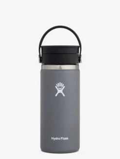 Hydro Flask 473ml (16oz) Wide Mouth W/Flex Sip Lid - Stone