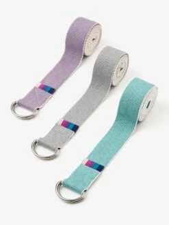 Yogamatters Organic Cotton Chambray D-ring Yoga Belt