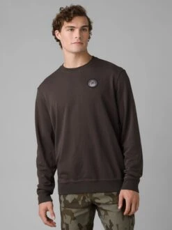 PrAna Patch Pullover Crew - Dark Iron