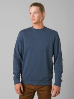 PrAna Vintage Terry Crew - Denim Heather