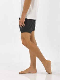 Anjaly Men's Pune Pants - Black -Clothing Shop pune pant mens black clpunembk2