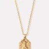 Goddess Charms God Of Success Pendant Necklace - Gold