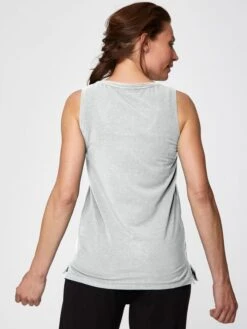 Thought Bamboo Base Layer Singlet - Grey Marl -Clothing Shop wst4923 greymarle 2 nocamno 1